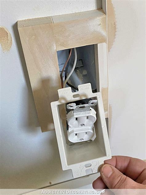 how to extend electrical box for tile|outlet box extender for tile.